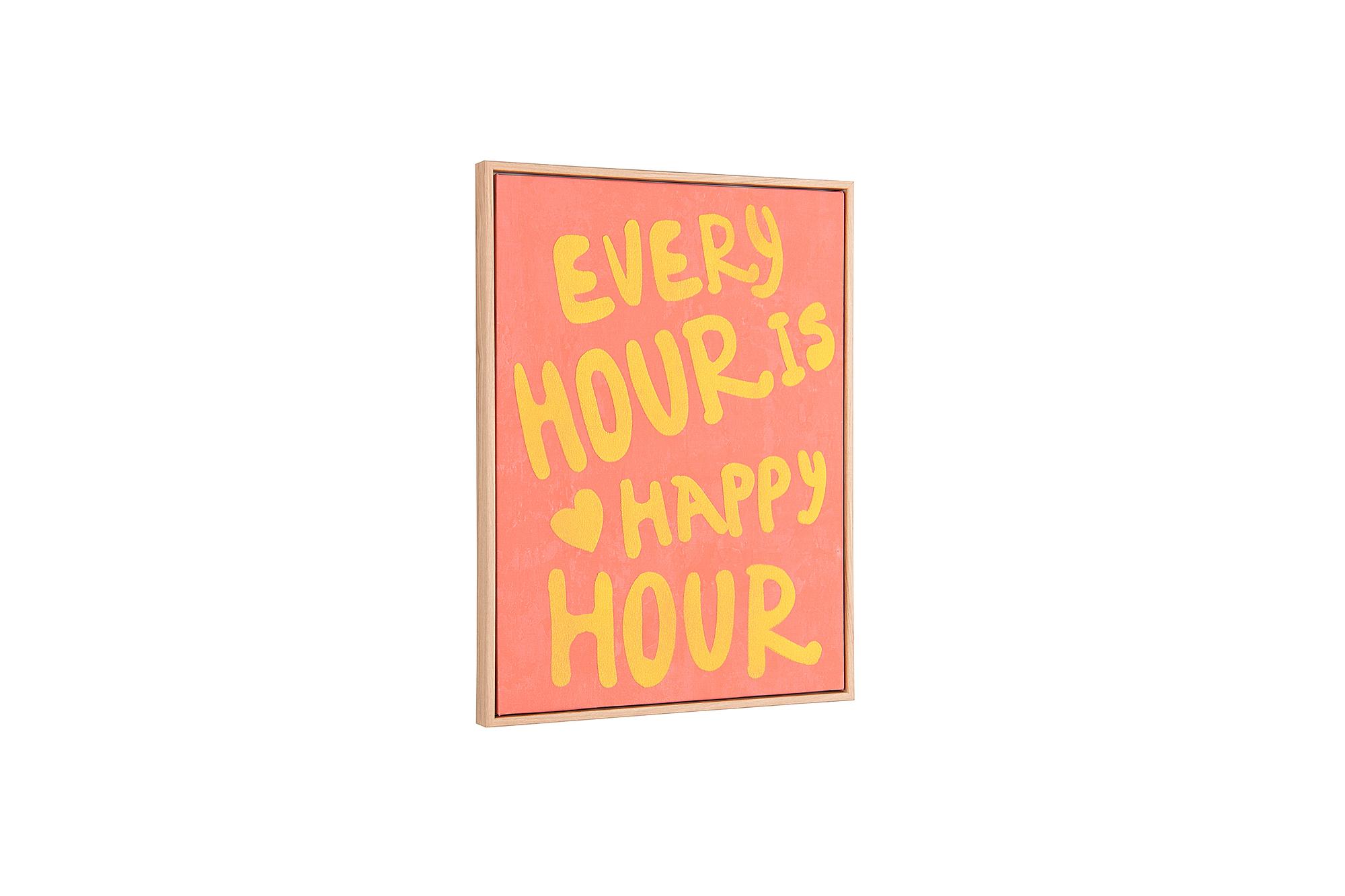 Kunstdruck Hour Leinwand Mehrfarbig 1