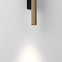 Wandleuchte Paron Aluminium Schwarz / Gold 2