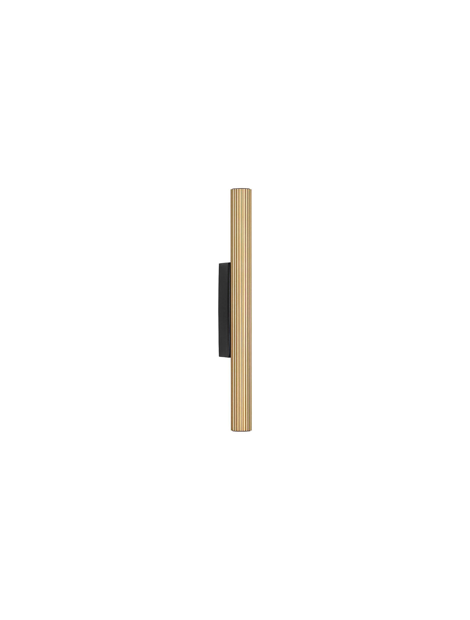 Wandleuchte Paron Aluminium Schwarz / Gold 3