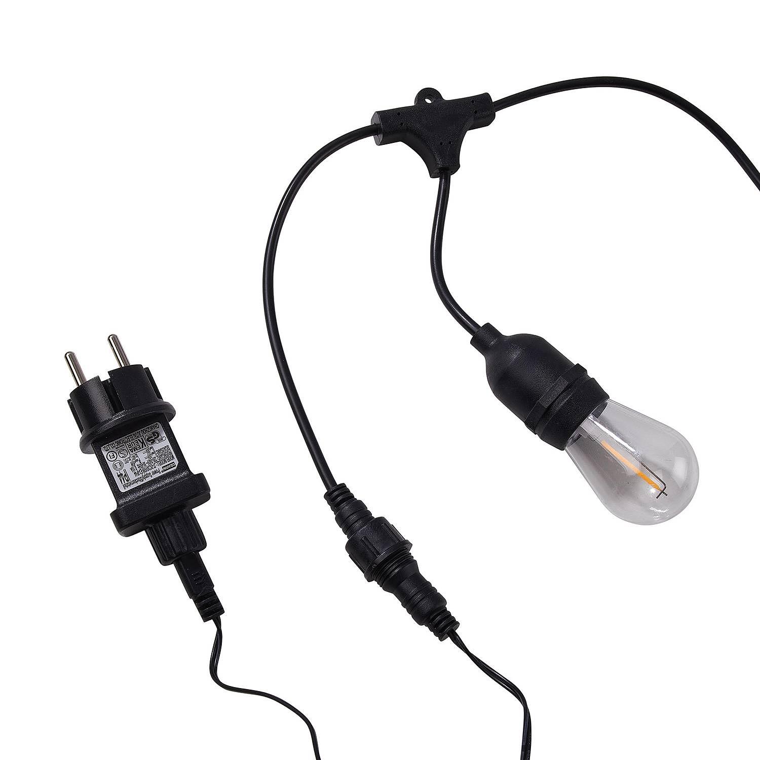 Outdoor-Lichterkette BULB LIGHTS Polyester PVC 10-flammig 4