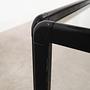 Square glass coffee table 1970s 9