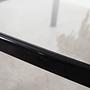 Square glass coffee table 1970s 14