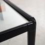 Quadratischer Glas-Couchtisch 1970er Jahre 11