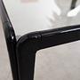 Square glass coffee table 1970s 8