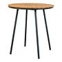 Beistelltisch Cleveland Schwarz Braun Stahl 70 x 74 x 70 cm 2