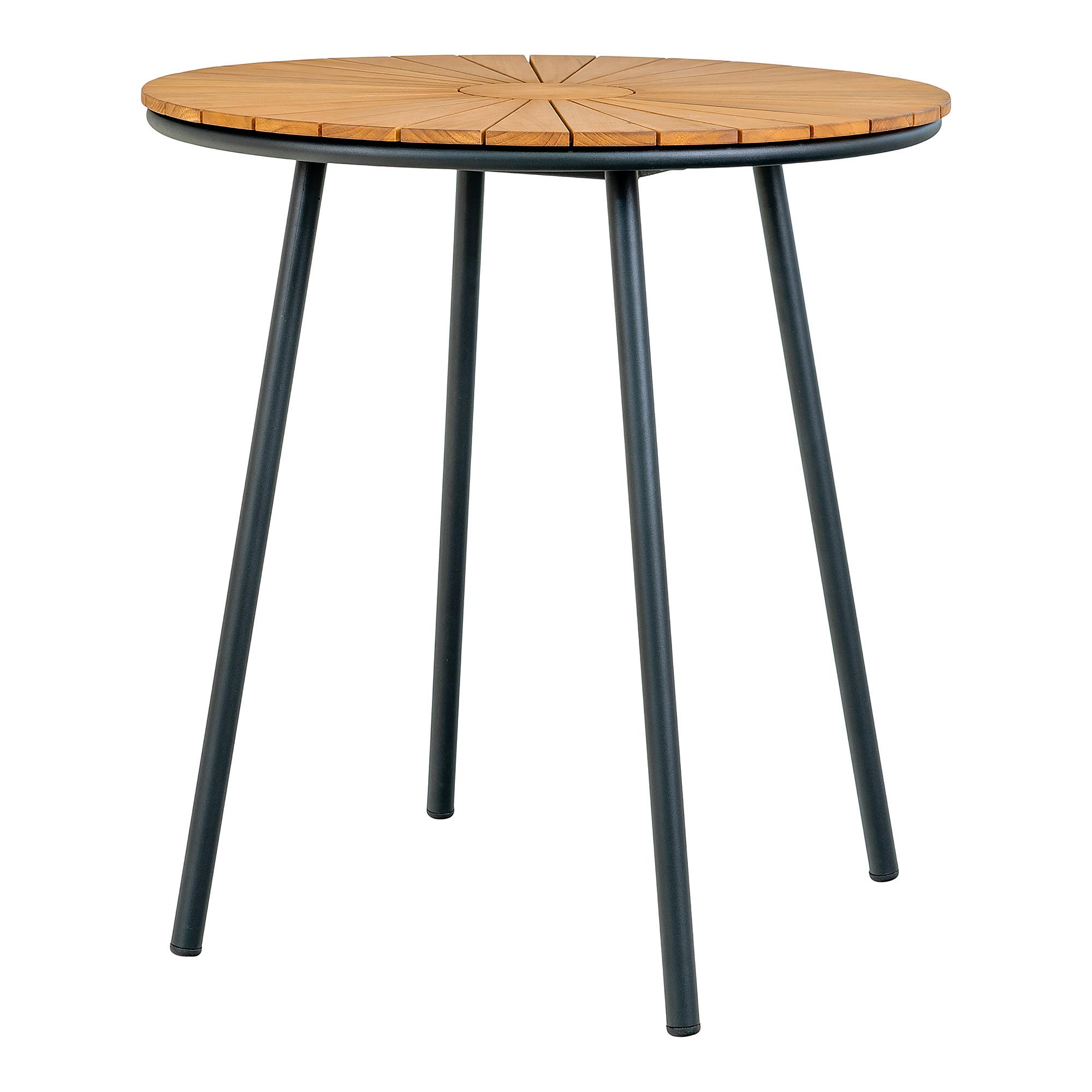 Beistelltisch Cleveland Schwarz Braun Stahl 70 x 74 x 70 cm 2