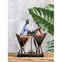 Skulptur Table for Two Kunstharz Bronze 2