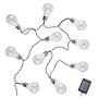 Lichterkette SUNLIGHT Solar ABS 10-flammig Durchscheinend 1