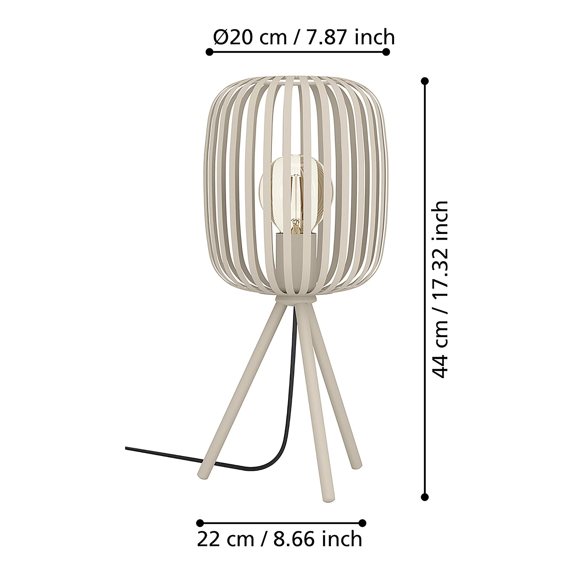 Tischleuchte Romazzina Stahl 1-flammig Sand 4