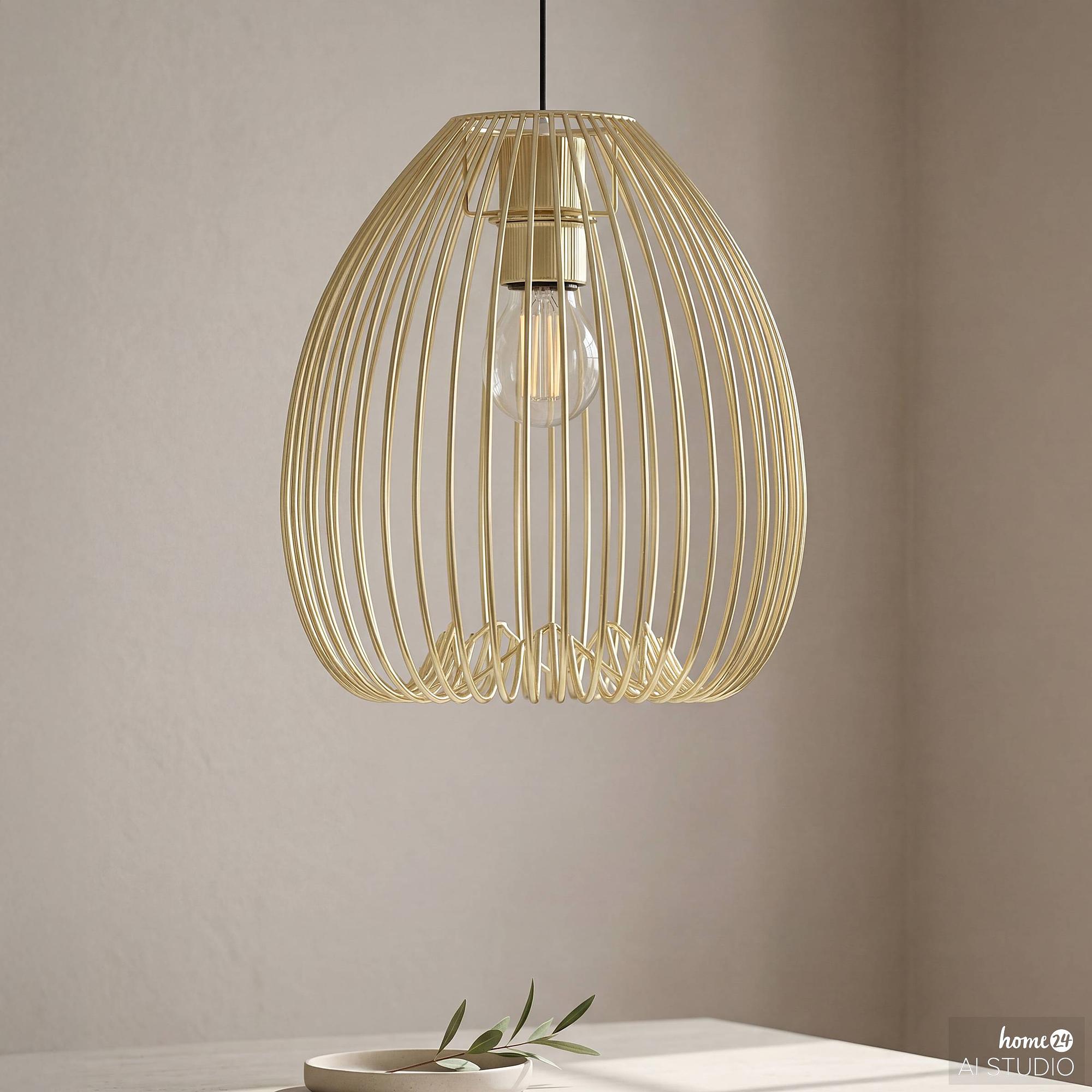 Pendelleuchte ROCAR Eisen 1-flammig Gold 0
