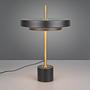 LED-Tischleuchte Keaton Polycarbonat / Eisen Schwarz 1