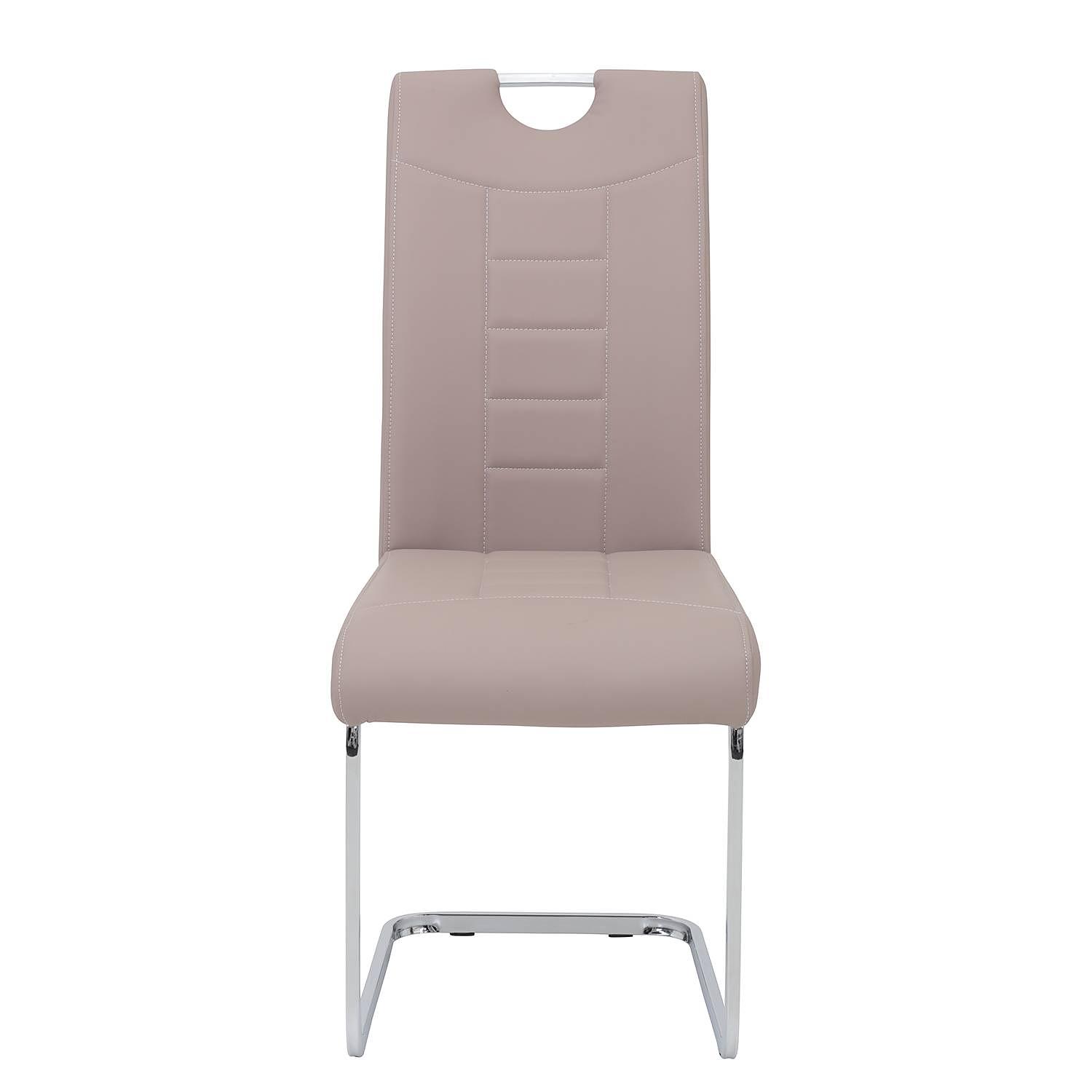 2x Festola Cantilever Chair Cappuccino 1