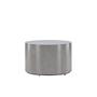 Lissabon Beistelltisch Aluminium Grau Ø60 cm 2