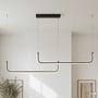 HILUX Pendant Light 2-Bulb Iron Aluminum 1