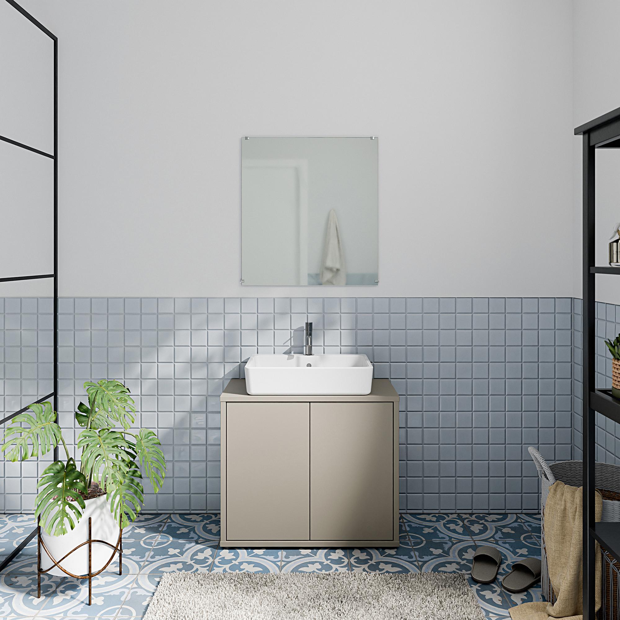Chirgora washbasin vanity unit taupe 2