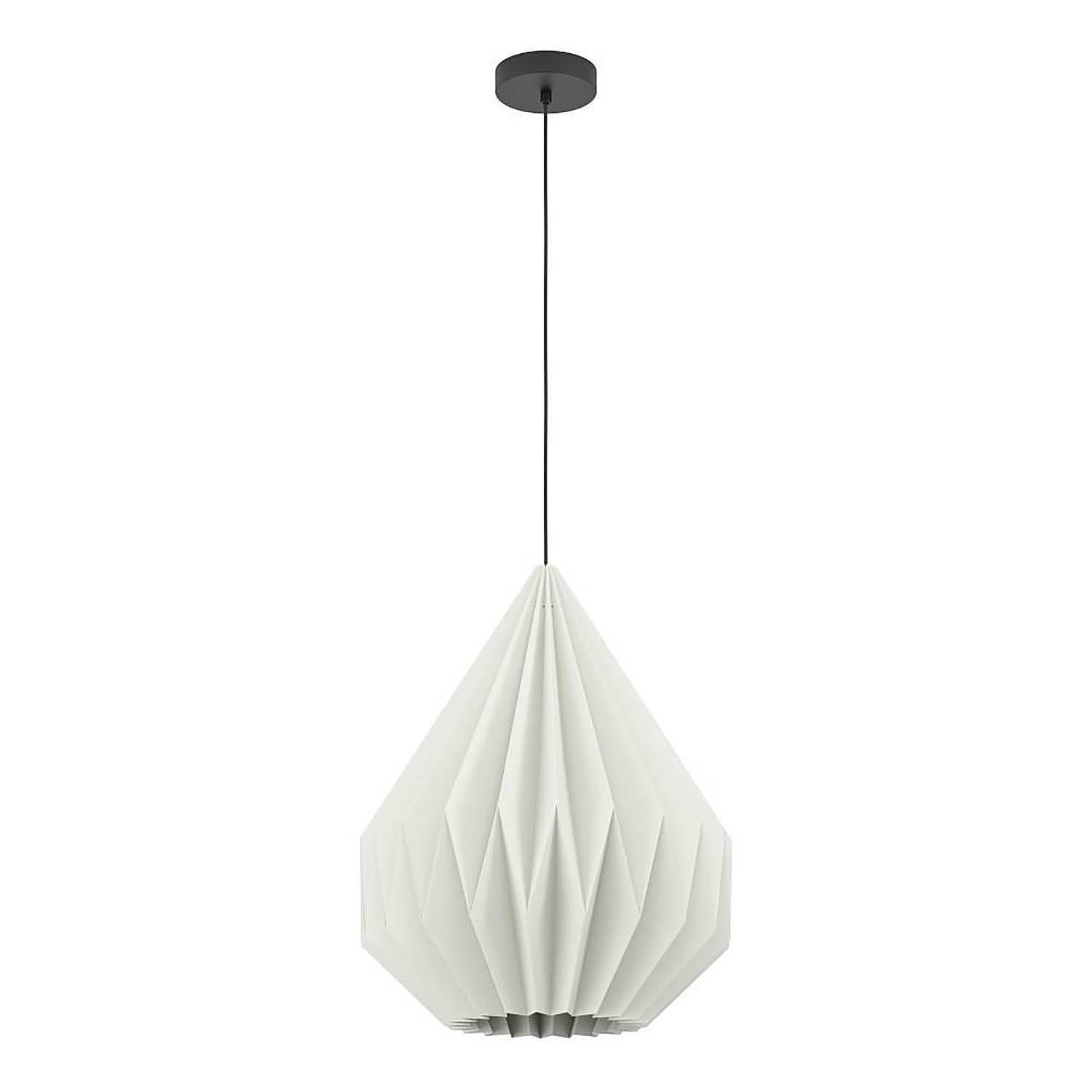 Minting Pendant Light 1-Light Steel White 4