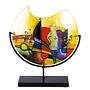 Silhouette Vase Colored Glass Multicolored 0