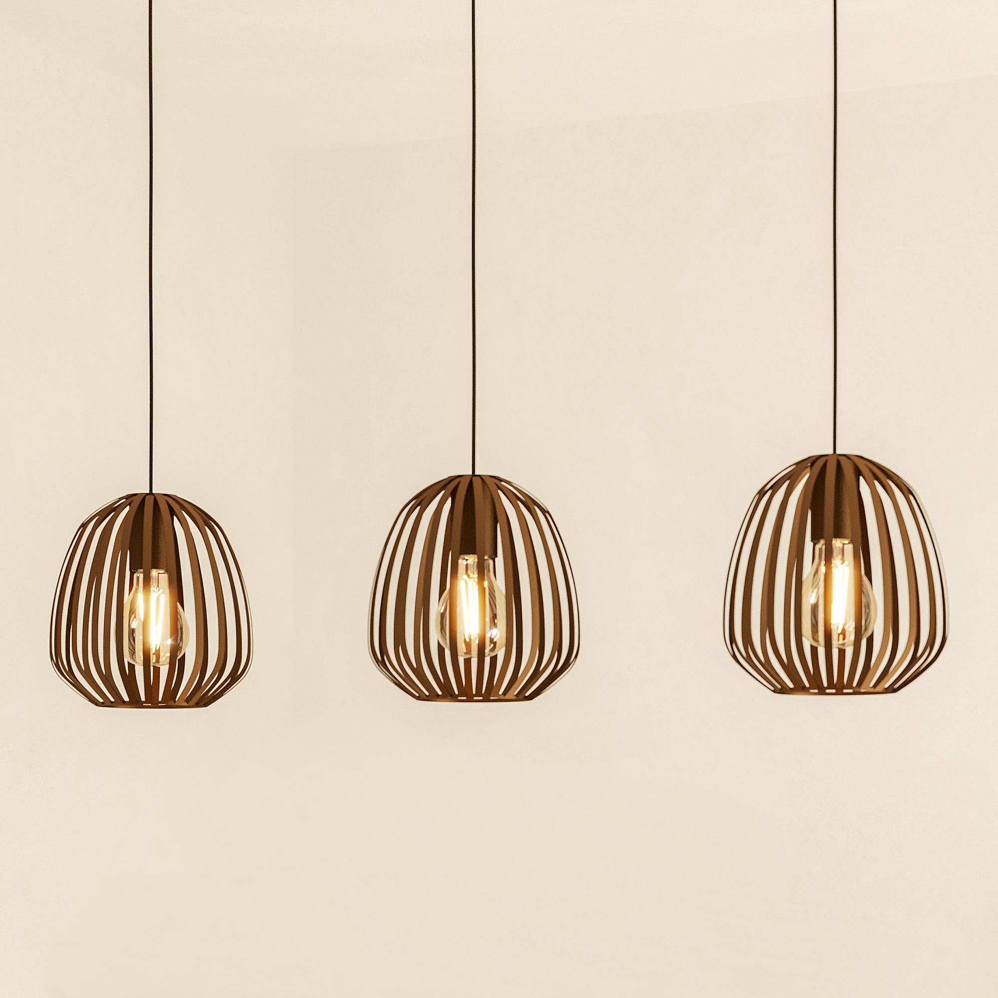 Espinal Pendant Light 3-Light Type B Steel Bronze 0