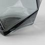 4x Diamond Water Glass Smoke Glass Transparent Grey 2