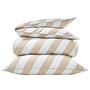 ALL DREAMS Bed linen Cotton Satin Beige 135 x 200 cm 0
