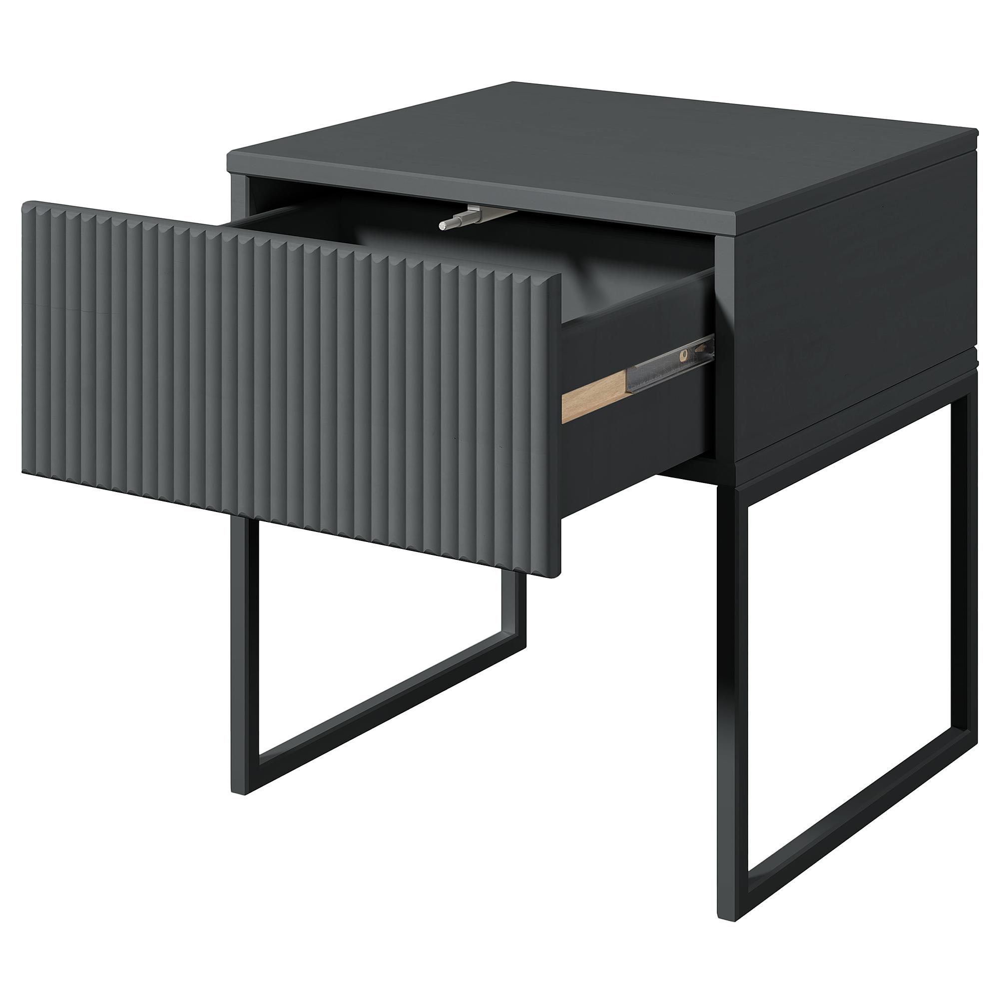 SKAO Nightstand Solid Anthracite 1
