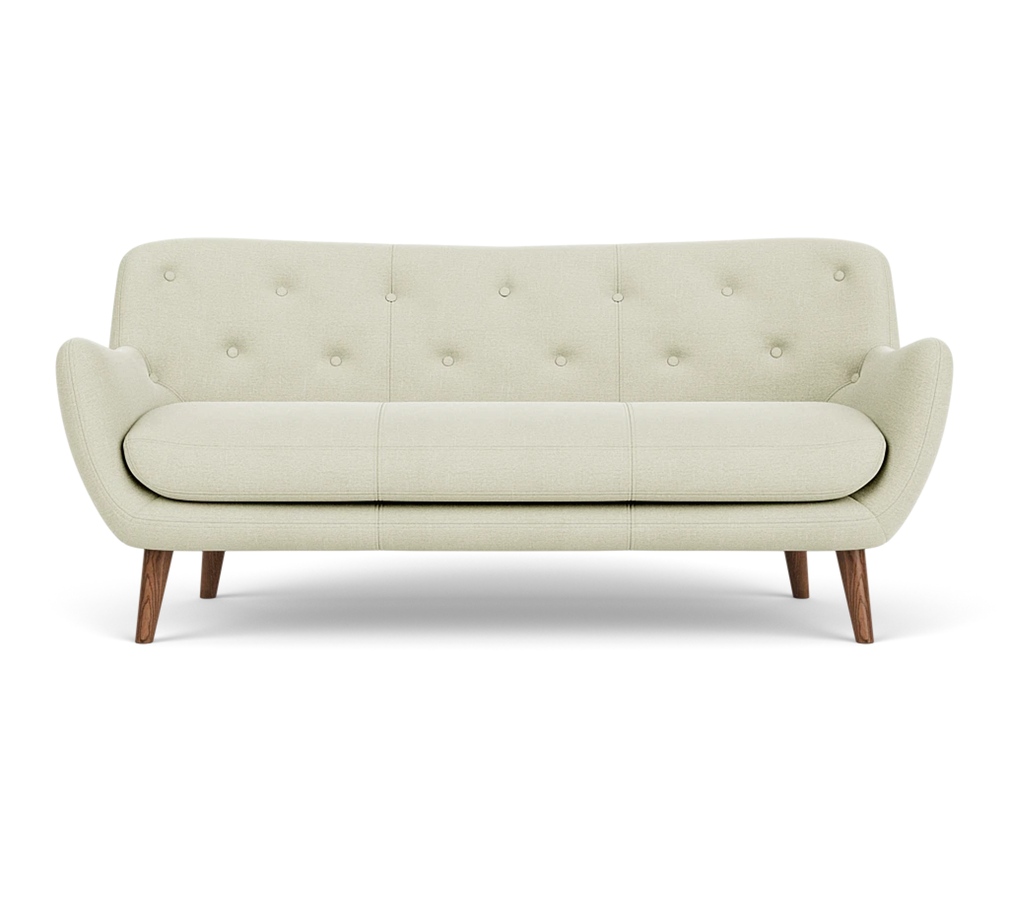 Herman Sofa 3-Sitzer Fabio Grey Green 1
