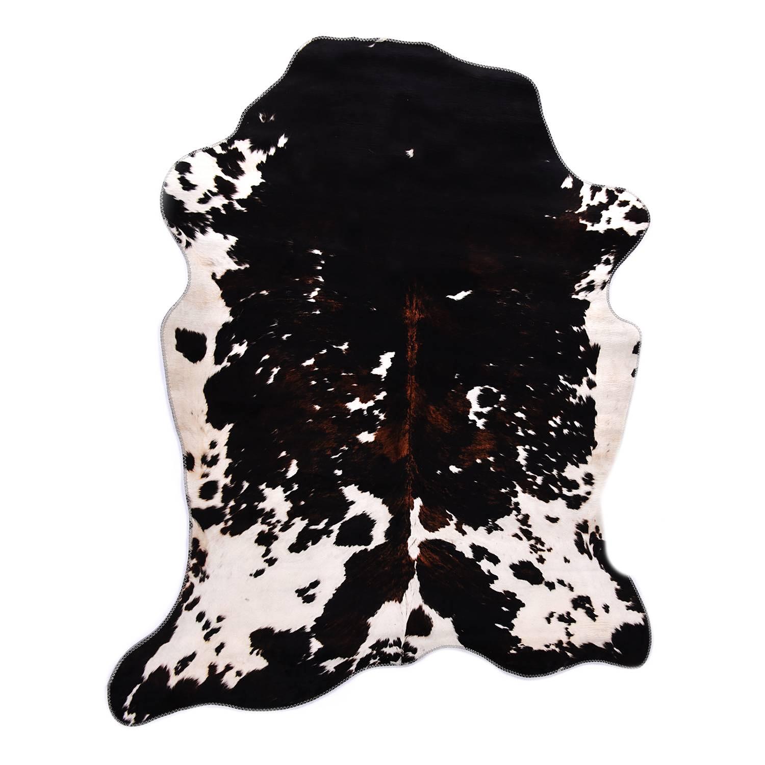 Kunstfell Emilia 615 Polyester Schwarz / Weiß 130 x 170 cm 0