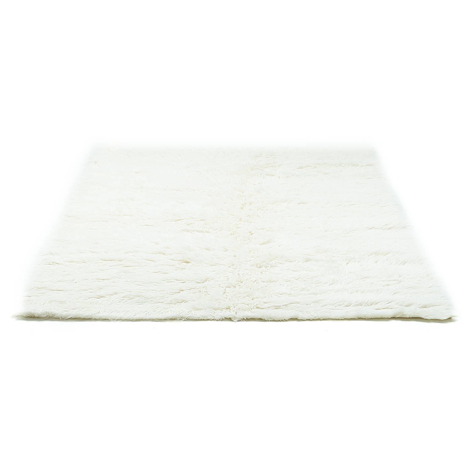 Wollteppich Flokos 1250 Schurwolle Weiß 190 x 290 cm 2