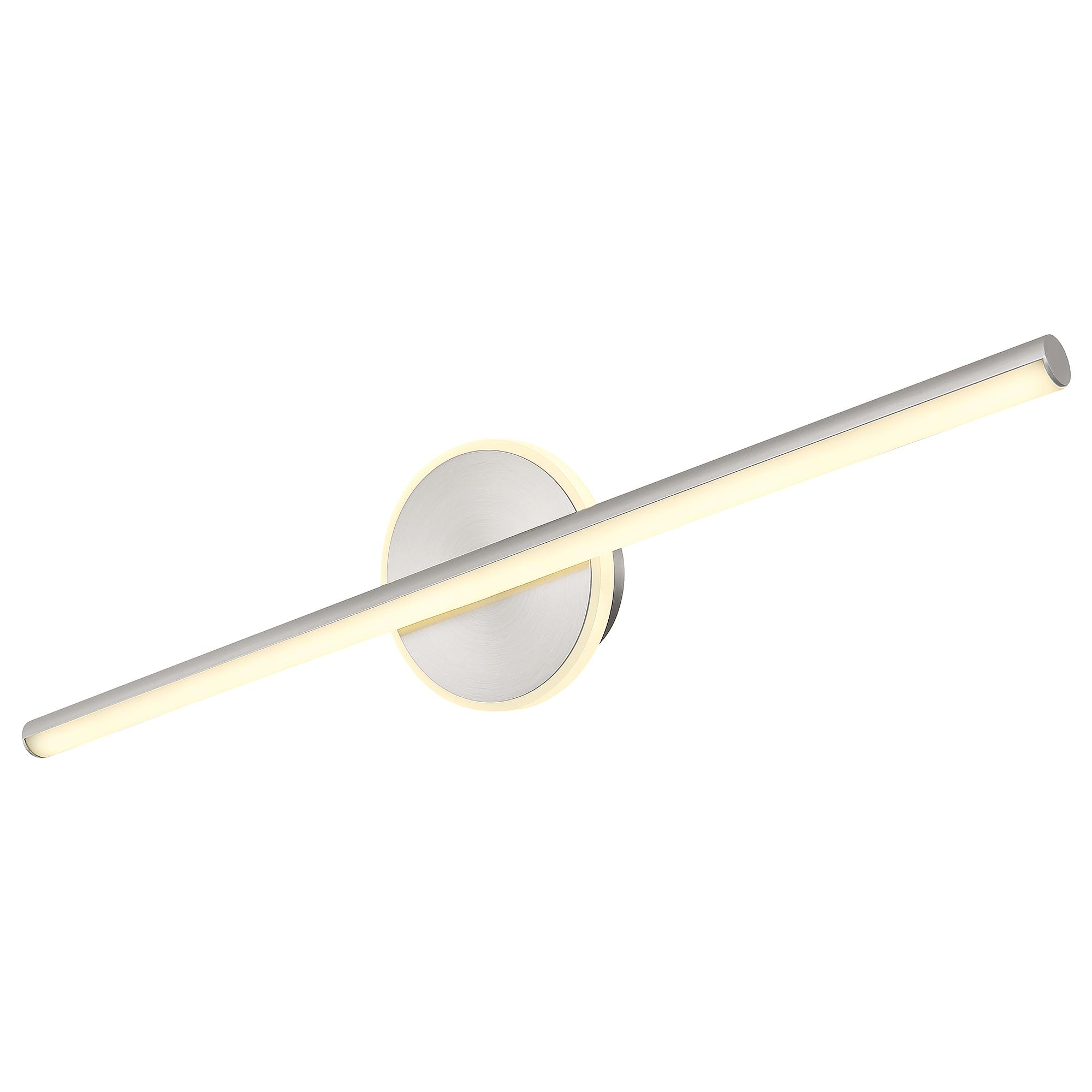 LED-Wandleuchte Pepe Typ A Acrylglas / Eisen Silber 1