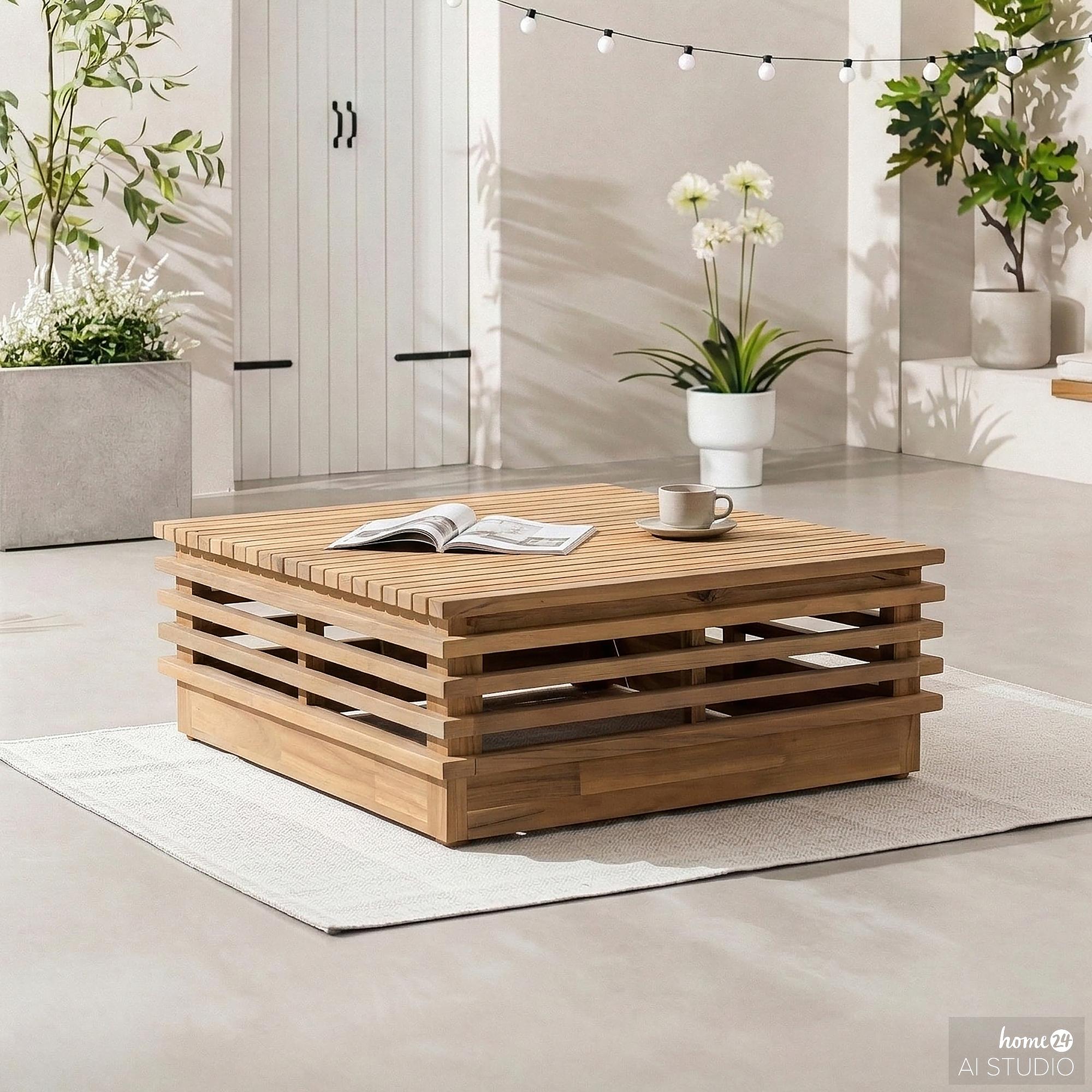 Loungetisch Quenda Akazie massiv 1