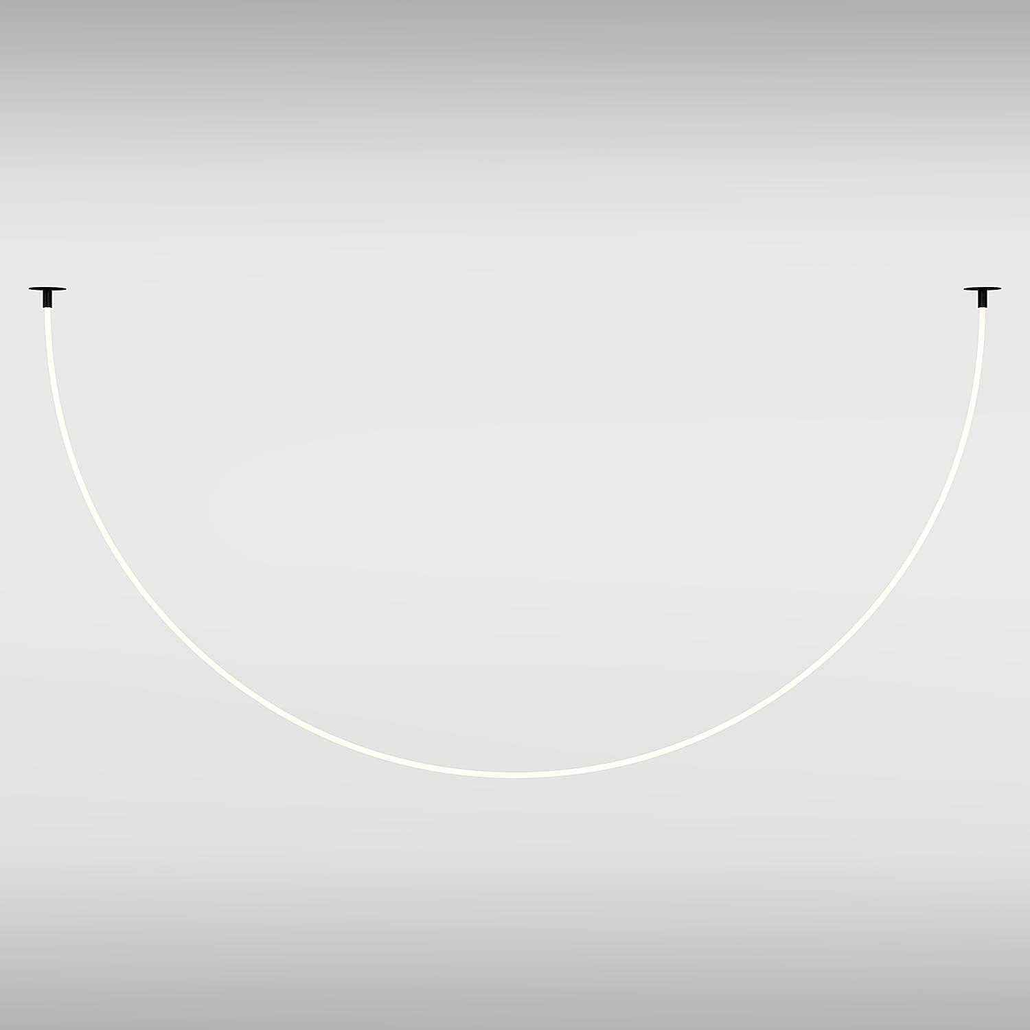 LED-Pendelleuchte Tau Typ A Silikon / Aluminium Schwarz 0