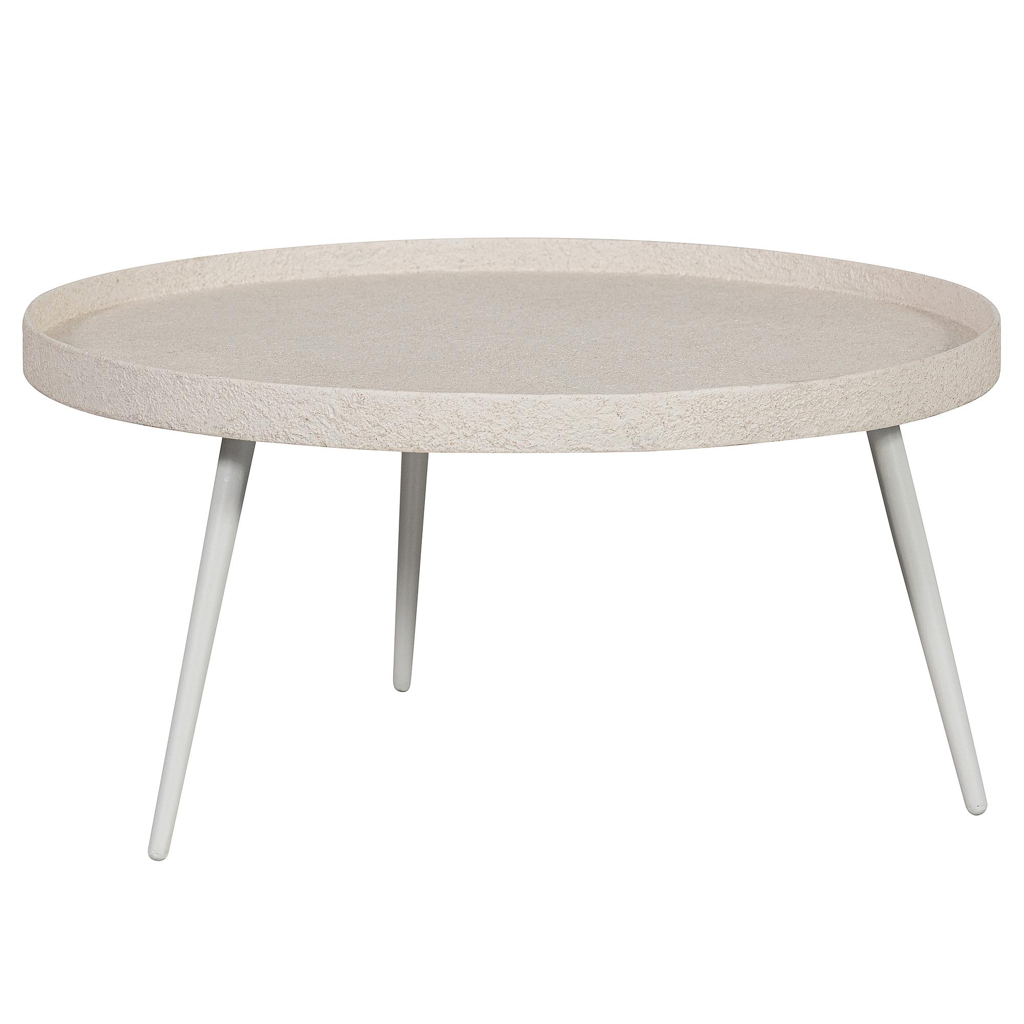 Couchtisch Bounds Cremeweiß Durchmesser: 74 cm 0