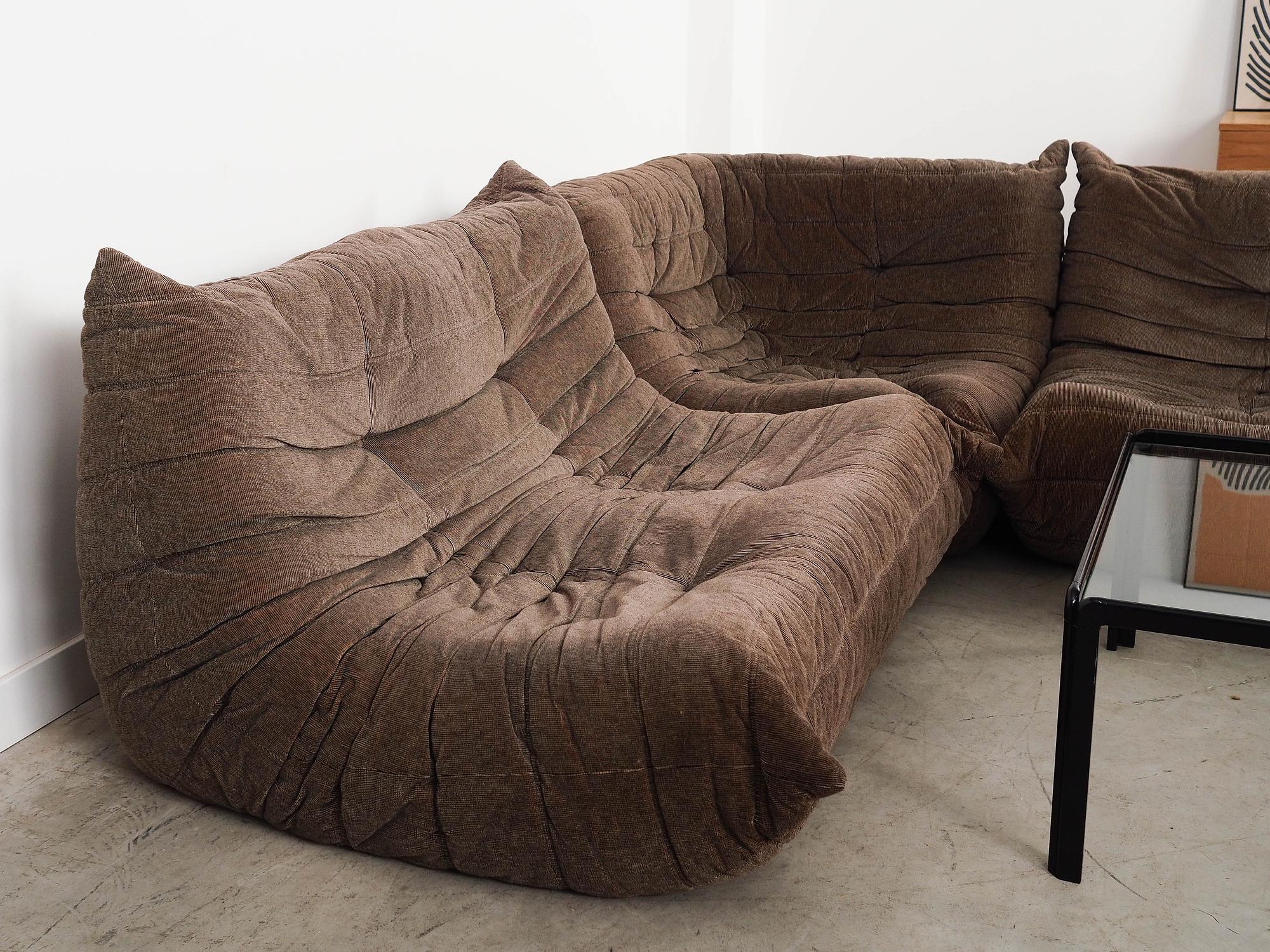 Togo Corner Sofa 1970s 5