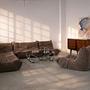 Togo Corner Sofa 1970s 2