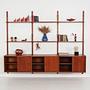 Modular teak bookshelf PS System 1960s 2