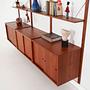Modulares Bücherregal aus Teakholz PS System 1960er Jahre 6