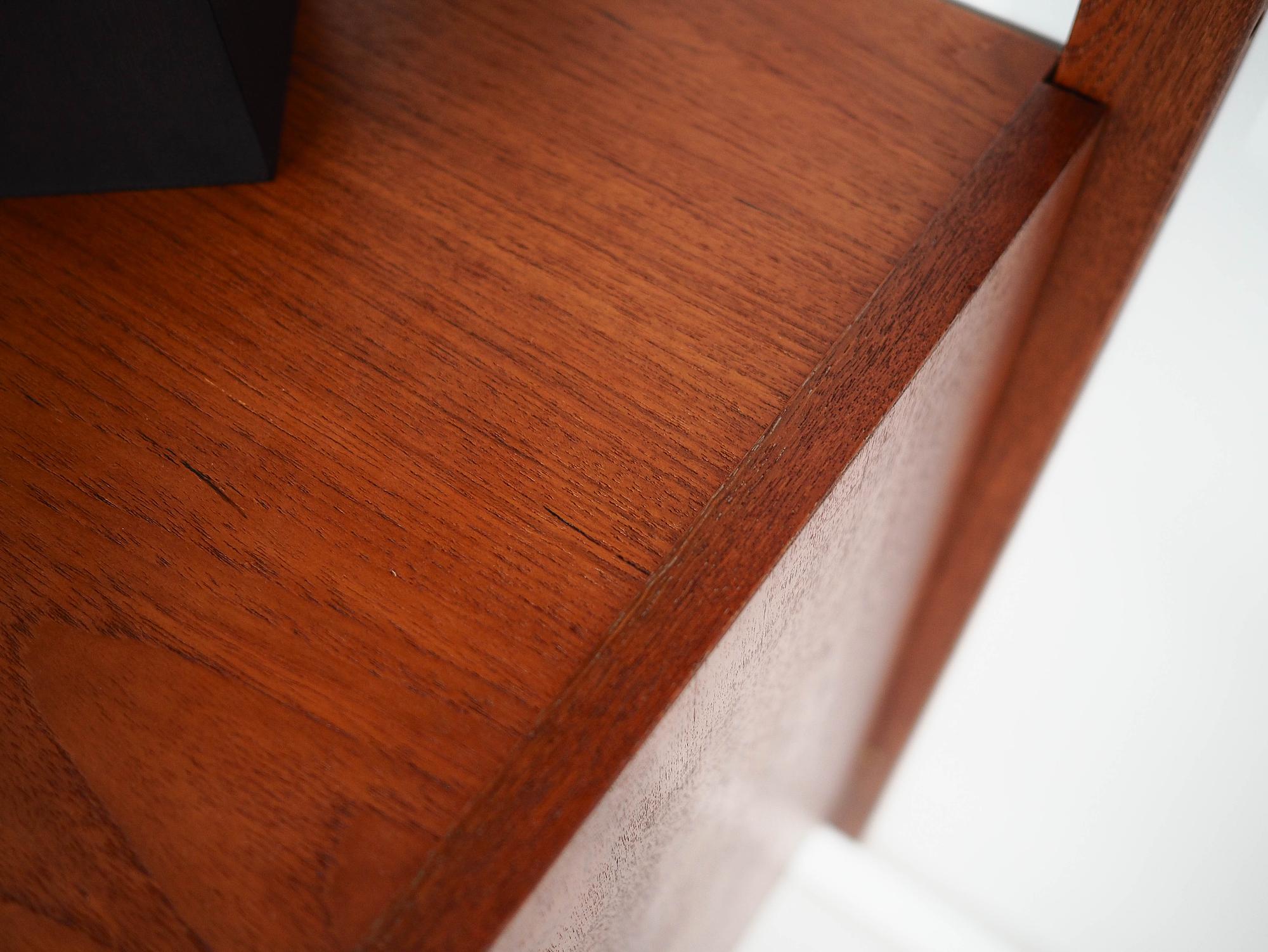 Modular teak bookshelf PS System 1960s 13