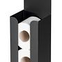Toilettenpapierhalter Agira Stahl Schwarz 4