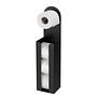 Toilettenpapierhalter Agira Stahl Schwarz 0