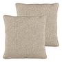 XL-Loungekissen HUDSON 2er-Set Webstoff Amaris: Beige 0