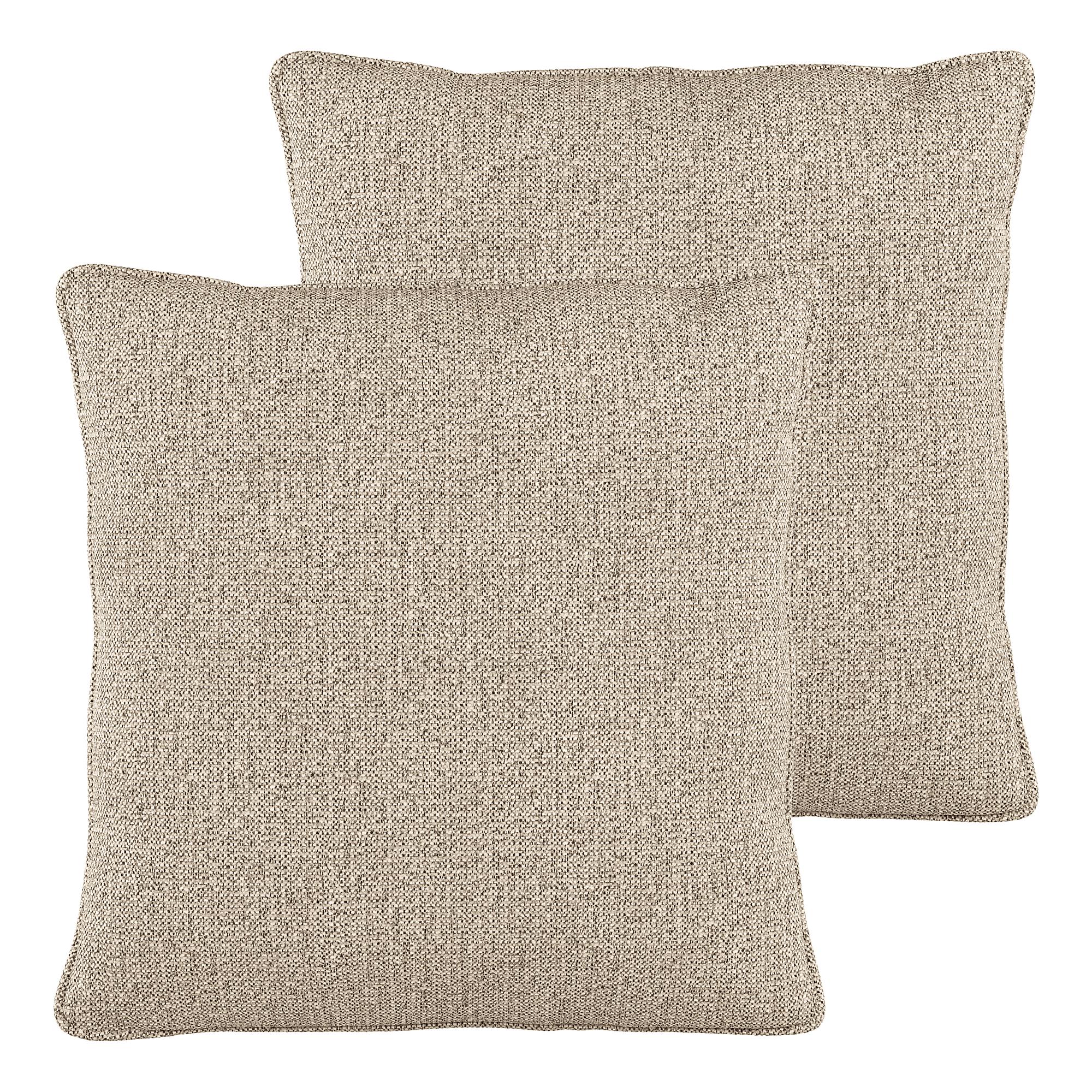 XL-Loungekissen HUDSON 2er-Set Webstoff Amaris: Beige 0