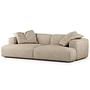 XL-Loungekissen HUDSON 2er-Set Webstoff Amaris: Beige 4