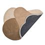 Kurzflorteppich Denton Wolle Braun / Beige 3