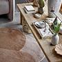 Kurzflorteppich Denton Wolle Braun / Beige 2