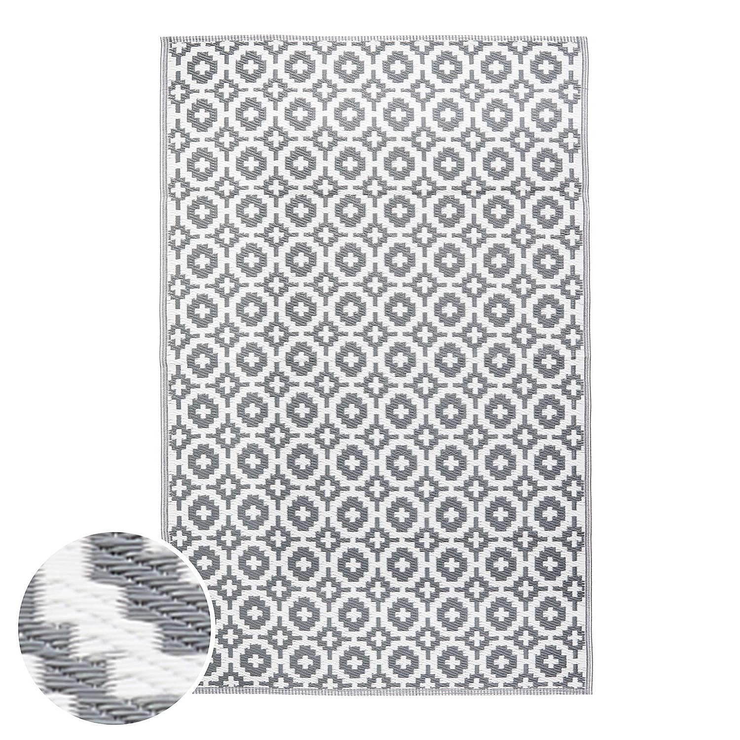 In-/Outdoorteppich COLOUR CLASH Mosaik Polypropylen 0