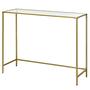 Konsolentisch Poygan II Glas / Metall Gold 1