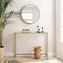 Konsolentisch Poygan II Glas / Metall Gold 3