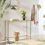 Konsolentisch Poygan II Glas / Metall Gold 4