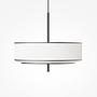 Pendant light Bergamo linen / mixed metal 0