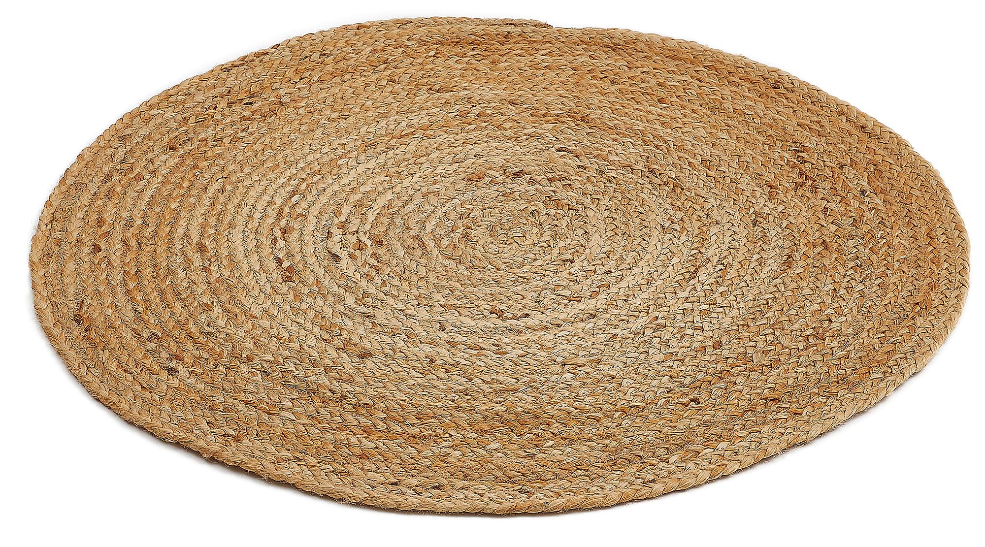 Teppich Mamda I Jute Natur Durchmesser: 60 cm 3